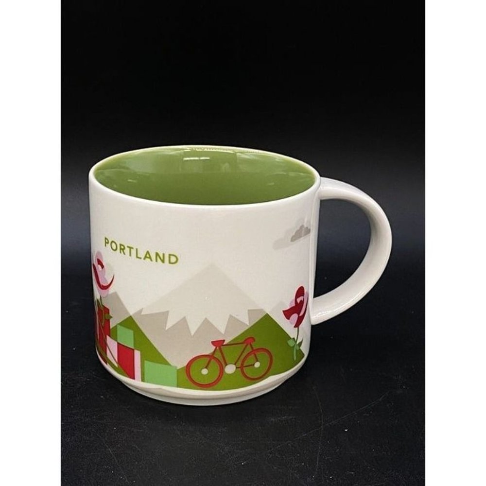 Portland Starbucks 14oz 2013 YAH You Are Here Collection Mug NEW
